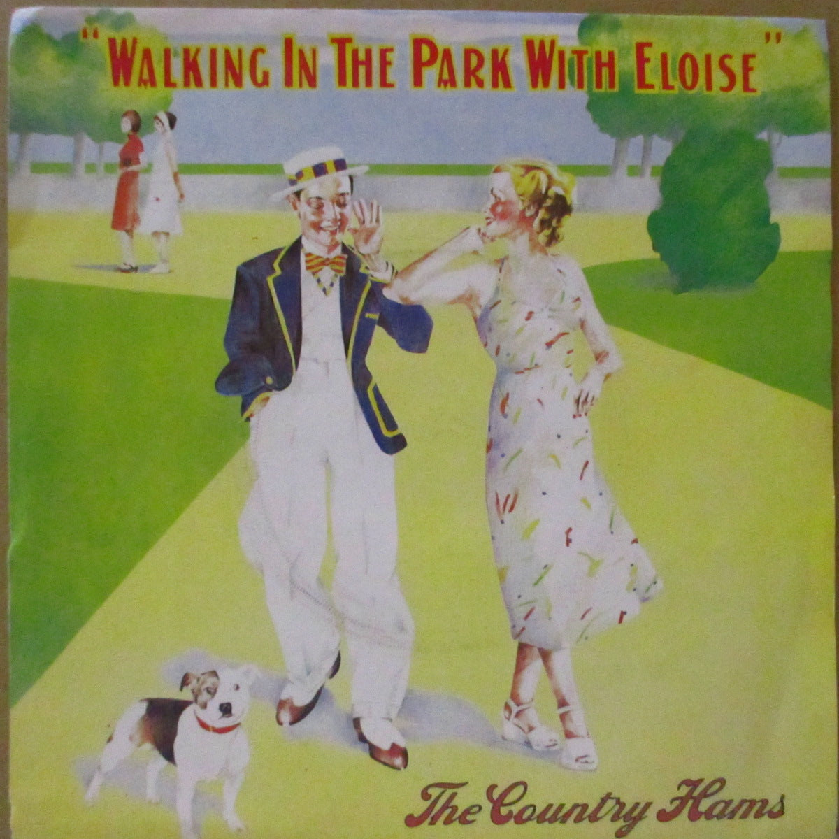COUNTRY HAMS (PAUL McCARTNEY & THE WINGS) (ポール・マッカートニー & ウイングス) - Walking In The Park With Eloise (UK '82 再発「ロゴ底部クリーム紙ラベ・フラットセンター」 7インチ+マットソフト紙ジャケ)