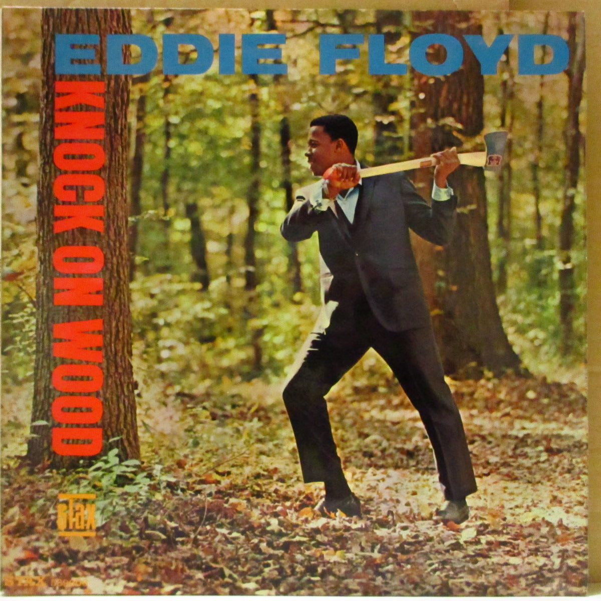 EDDIE FLOYD (エディ・フロイド) - Knock On Wood (UK '67 オリジナル・ステレオLP/表面コーティング・ジャケ)デビュー・アルバム、近年稀な美品!