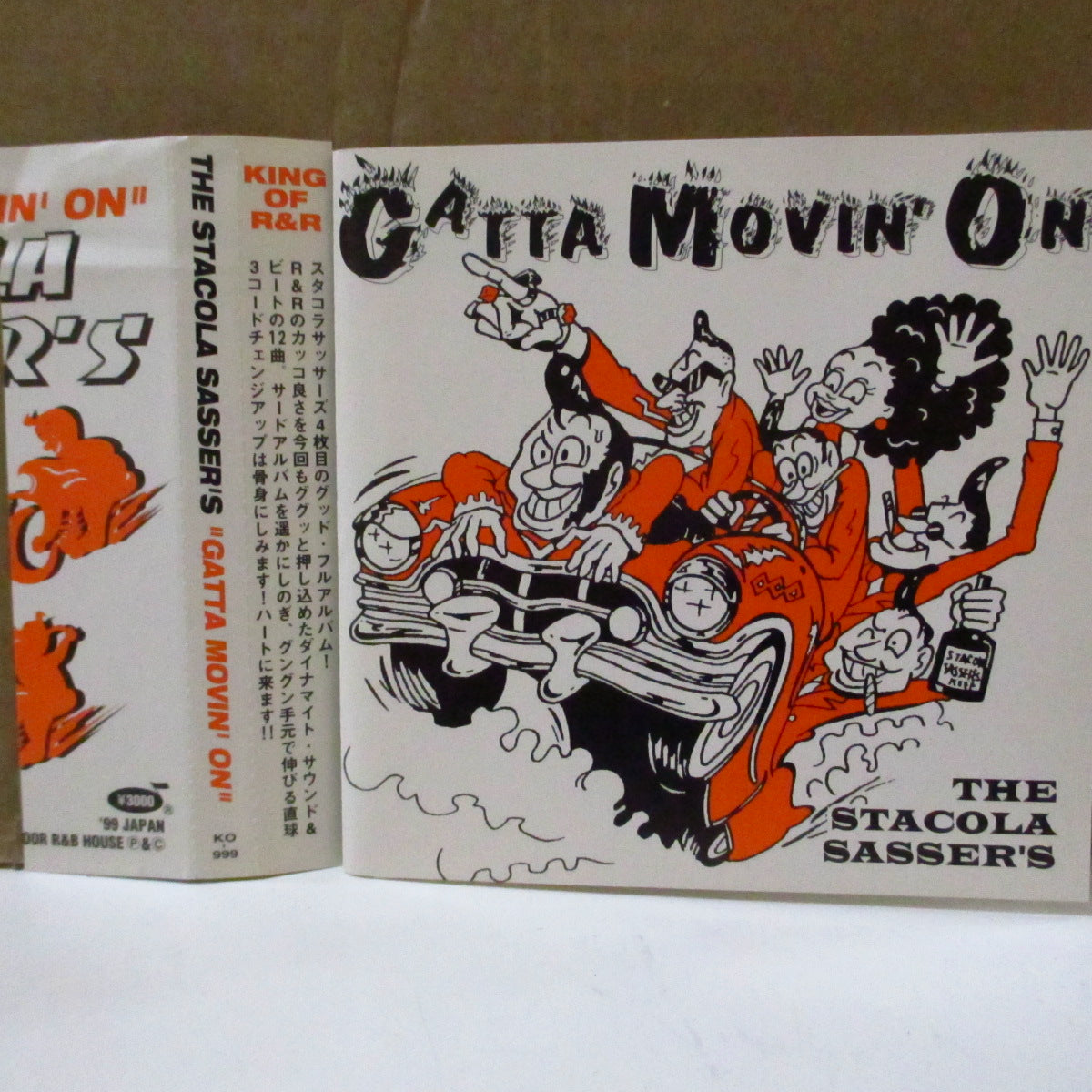 STACOLA SASSER'S (スタコラ・サッサーズ) - Gatta Movin' On (Japan オリジナル CD+帯, インサート) '99年4thアルバム