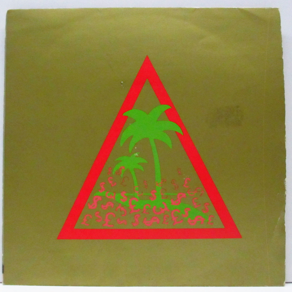 MEMBERS, THE (ザ ・メンバーズ) - Offshore Banking Business (UK オリジナル 7"/光沢固紙折り返ジャケ) 「£」と「$」がピンク文字 Ver.