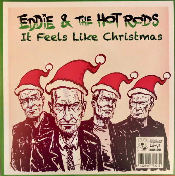 EDDIE AND THE HOT RODS / VAPORS, THE (エディー & ザ・ホット・ロッズ / ザ・ヴェイパーズ) - It Feels Like Christmas / Hey Baby...It's Christmas (Finland 限定プレス 7"/ New) パンク・クリスマス!