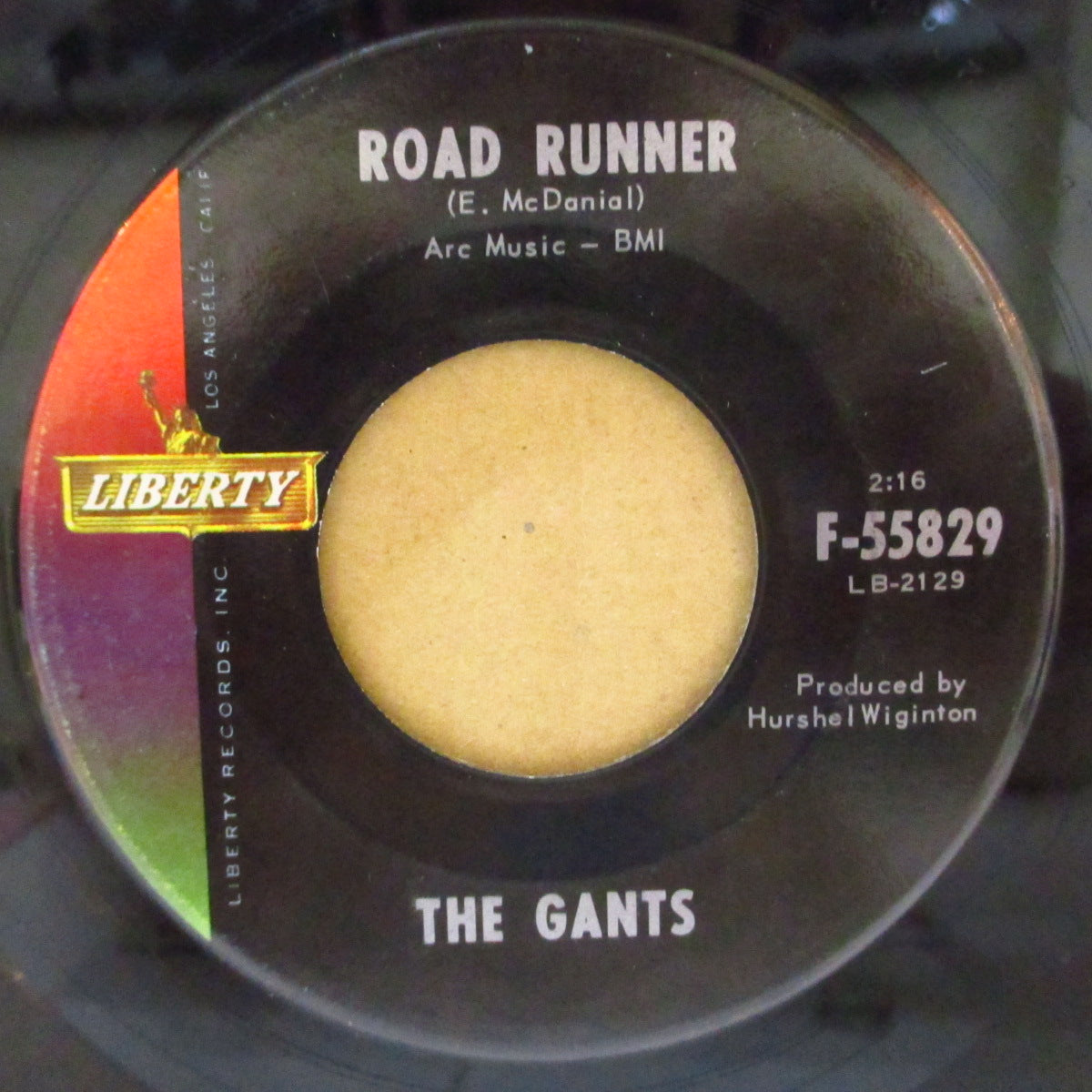 GANTS, THE (ザ・ガンツ) - Road Runner (US '65 リバティ社再発 7インチ)クラシック・ガレージ・カヴァ