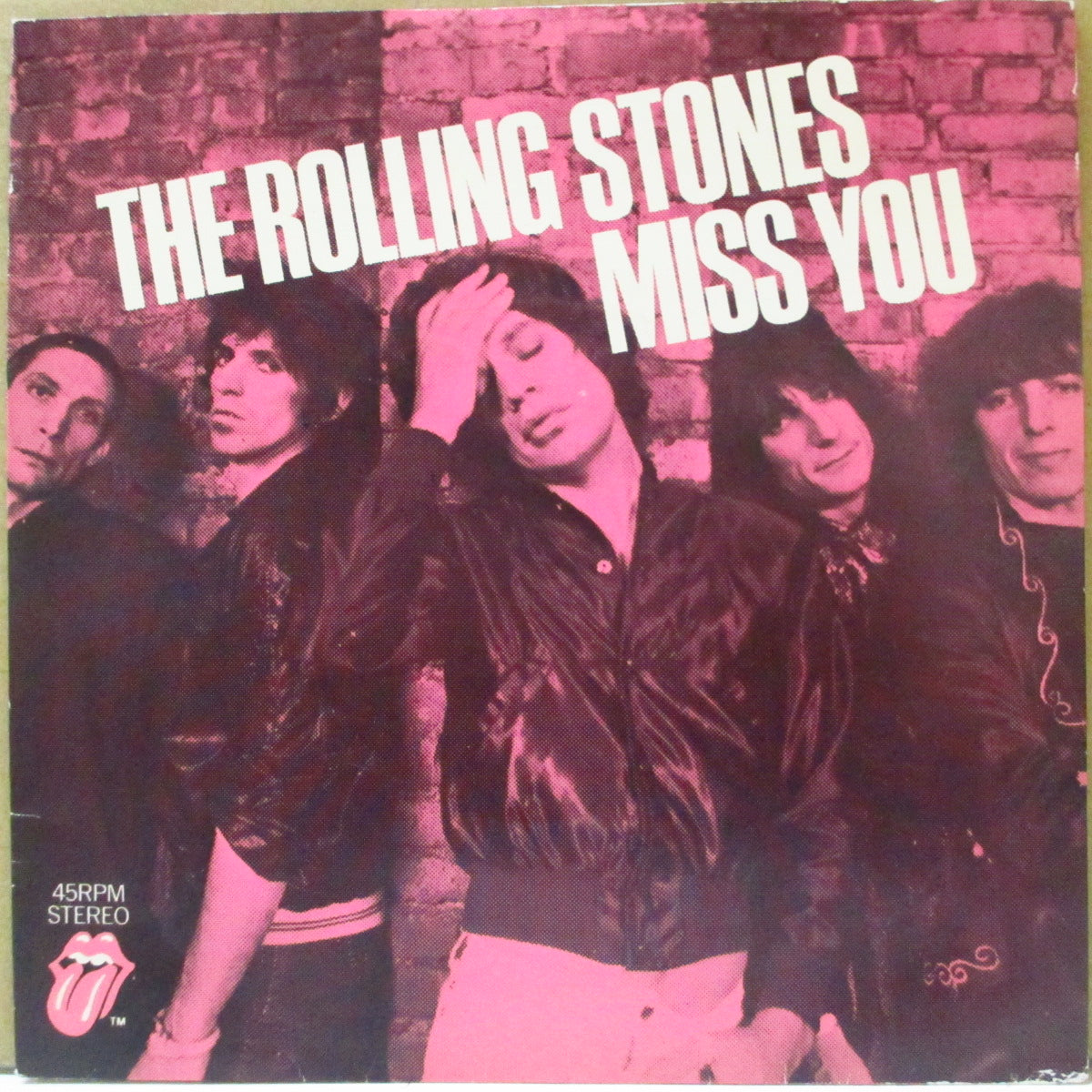 ROLLING STONES (ローリング・ストーンズ) - Miss You (UK '78 オリジナル 7インチ+光沢固紙ジャケ)