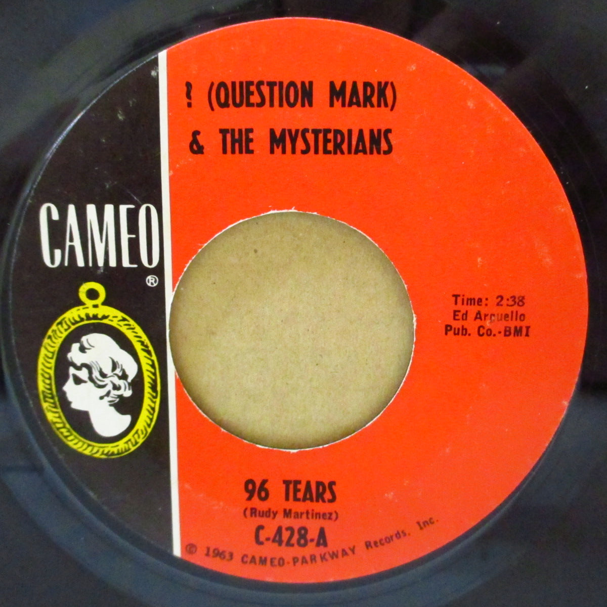 QUESTION MARK & THE MYSTERIANS (クエスチョン・マーク&ザ・ミステリアンズ) - 96 Tears (US '66 再発 7インチ) ガレージ・クラシック「96粒の涙」!
