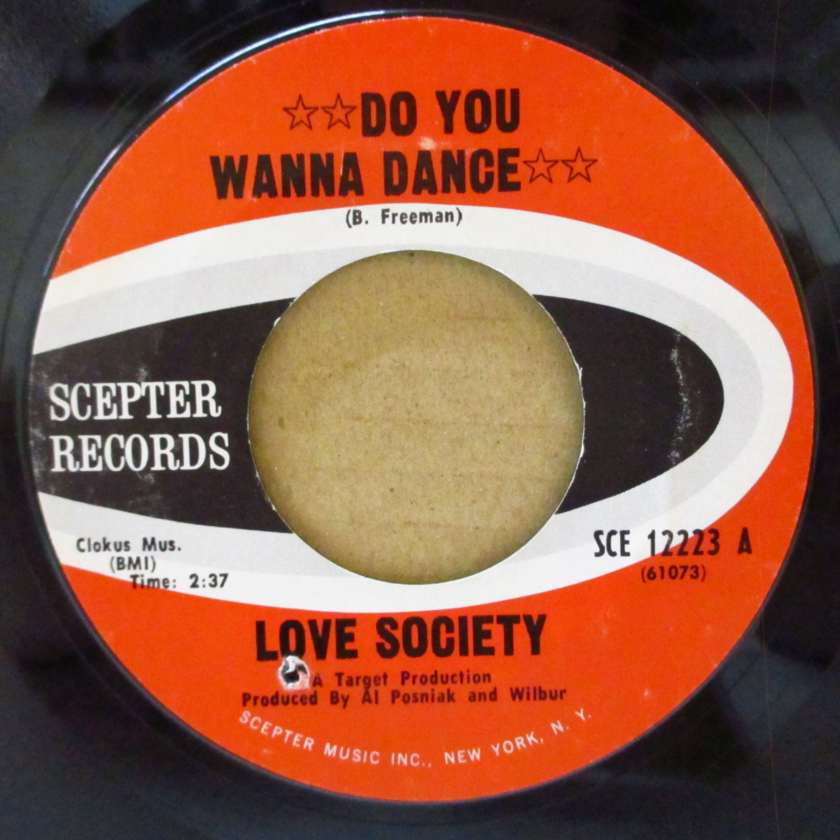LOVE SOCIETY (ラブ・ソサエティ) - Do You Wanna Dance (US '68 セプター社初回再発7インチ) 脱力スロウ・ソフトロック・カヴァ!