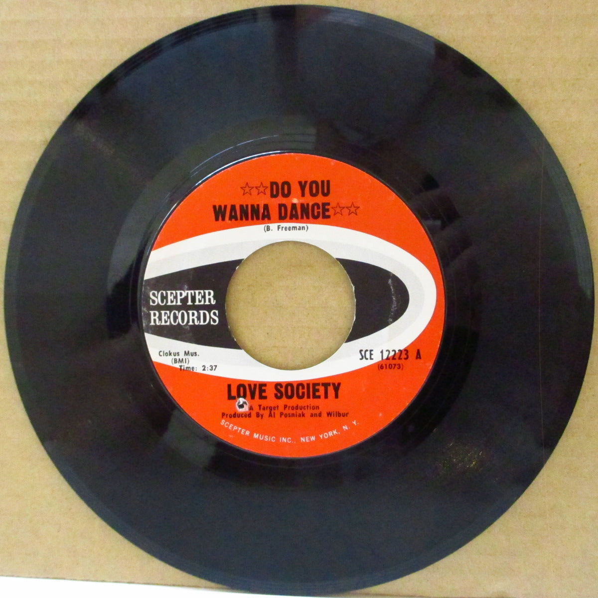 LOVE SOCIETY (ラブ・ソサエティ) - Do You Wanna Dance (US '68 セプター社初回再発7インチ) 脱力スロウ・ソフトロック・カヴァ!