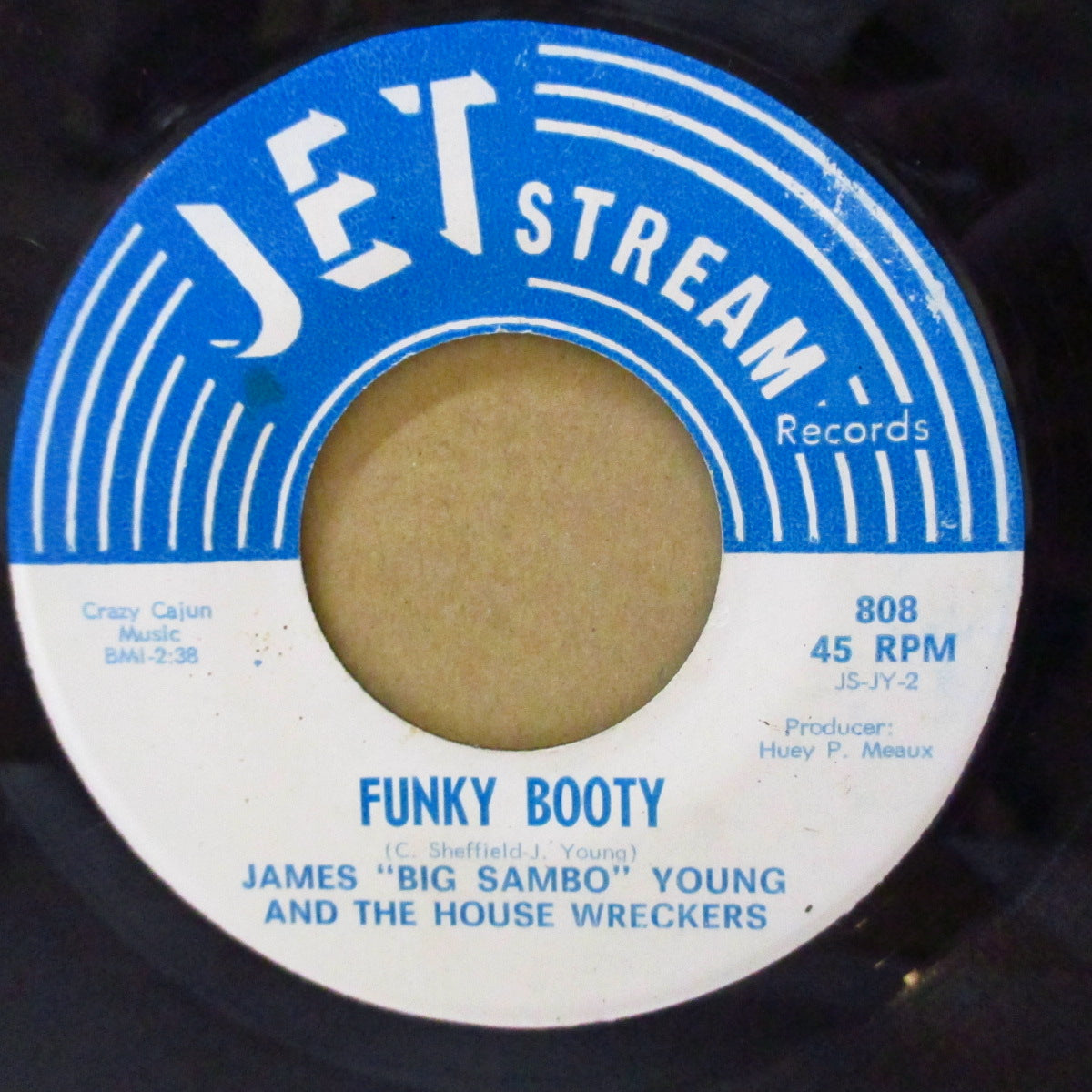 JAMES "Big Sambo" YOUNG & The House Wreckers (ジェームス(ビッグ・サンボ)ヤング) - Barkin' Up The Wrong Tree / Funky Booty (US '74 オリジナル 7インチ)両面各種コンピ収録のディープ・ファンク!