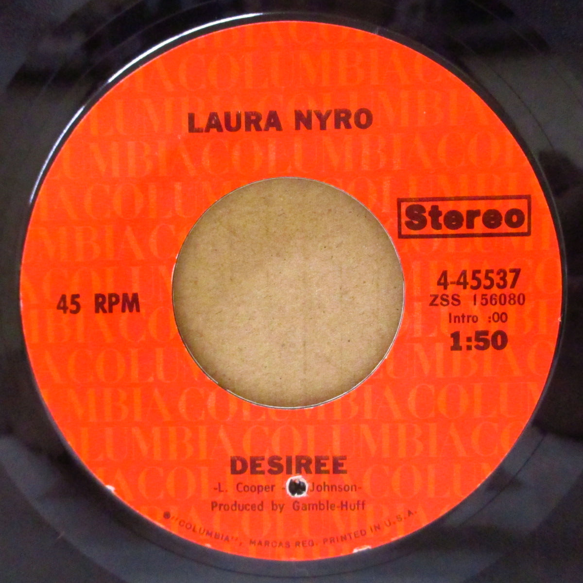 LAURA NYRO (ローラ・ニーロ) - It's Gonna Take A Miracle / Desire (US '72 オリジナル・ステレオ 7インチ) 両面哀愁しっぽりカヴァ!