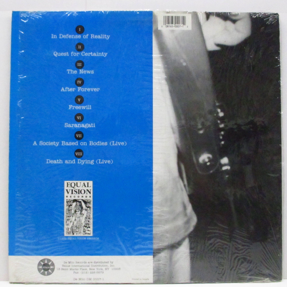 SHELTER (シェルター) - Quest For Certainty (US '92 オリジナル LP+インサート)初期コンピ!