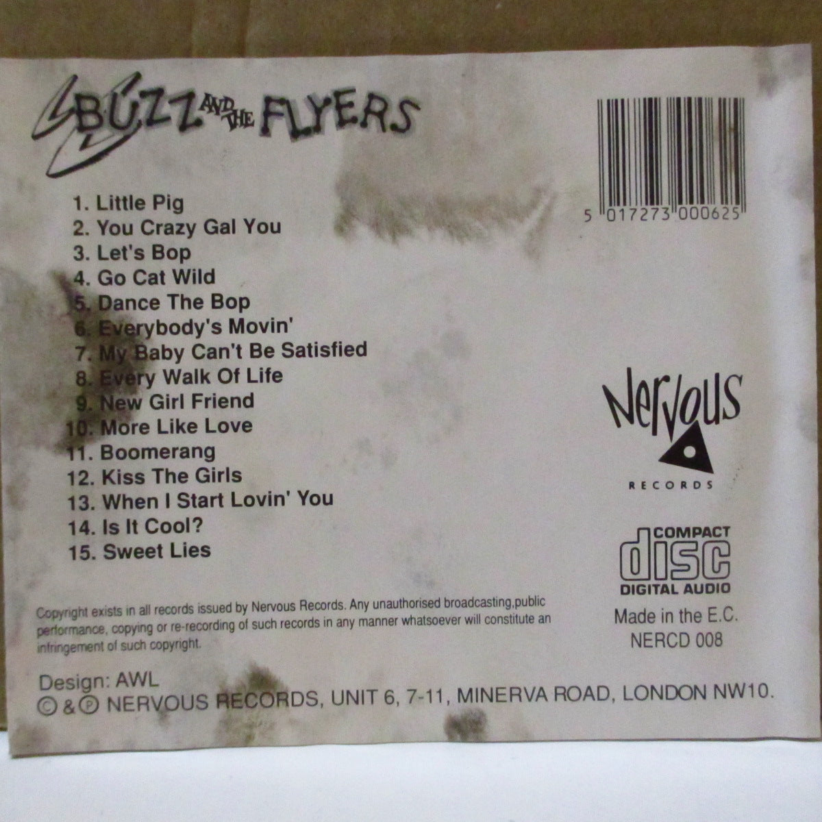 BUZZ & THE FLYERS (バズ&ザ・フライヤーズ) - Buzz & The Flyers (UK '02 再発 CD) '82年1stアルバム