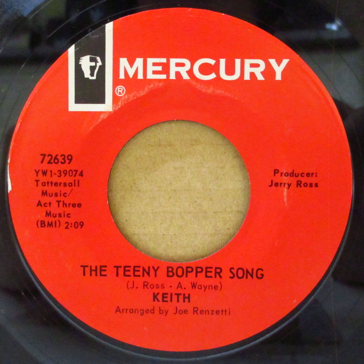 KEITH (キース) - 98.6 (US '66 初回「白ブロック・ロゴ・赤ラベ」 オリジナル7インチ)サンシャイン・ノーザン・ポップ・クラシック!