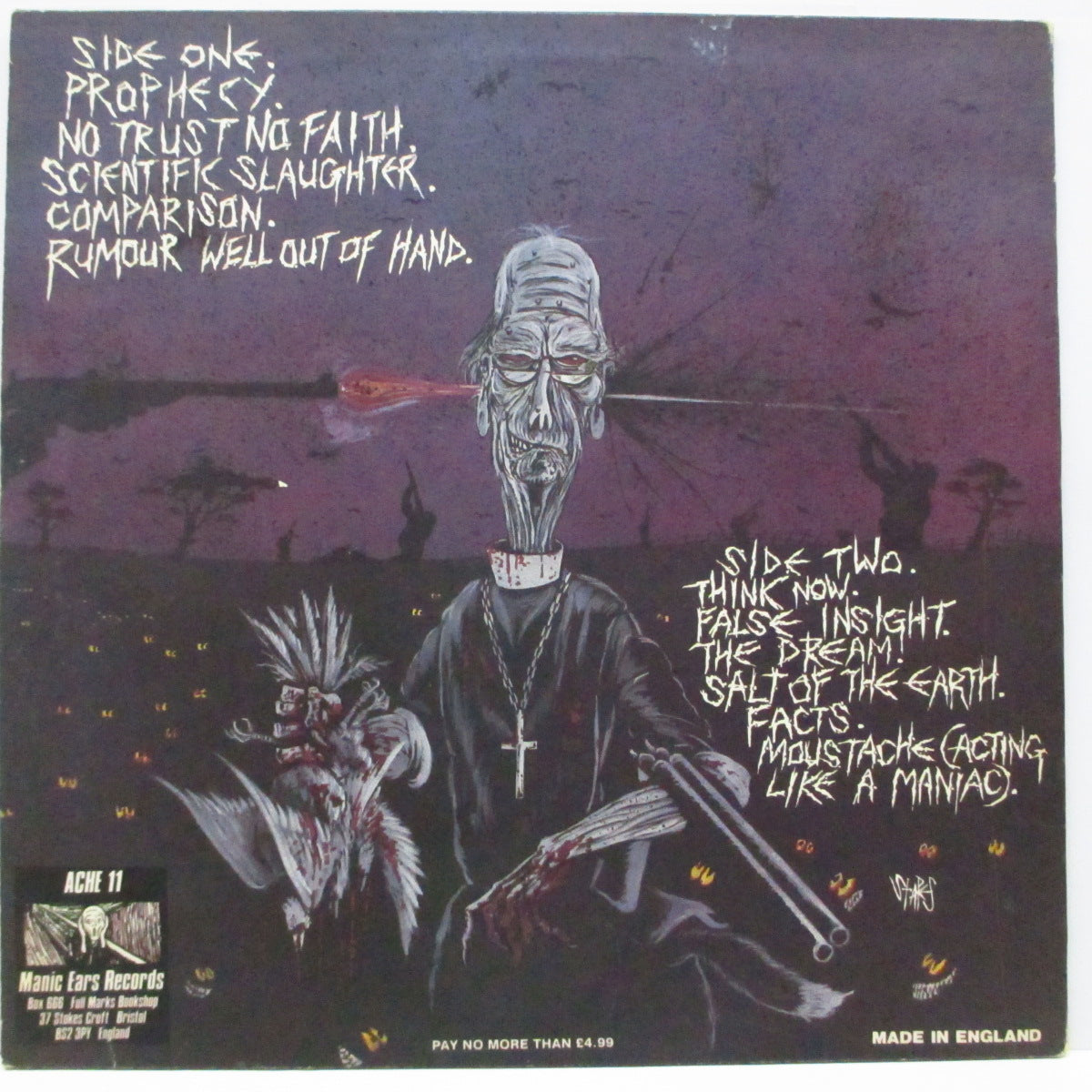 CONCRETE SOX (コンクリート・ソックス) - Whoops Sorry Vicar! (UK オリジナル LP+インナー)