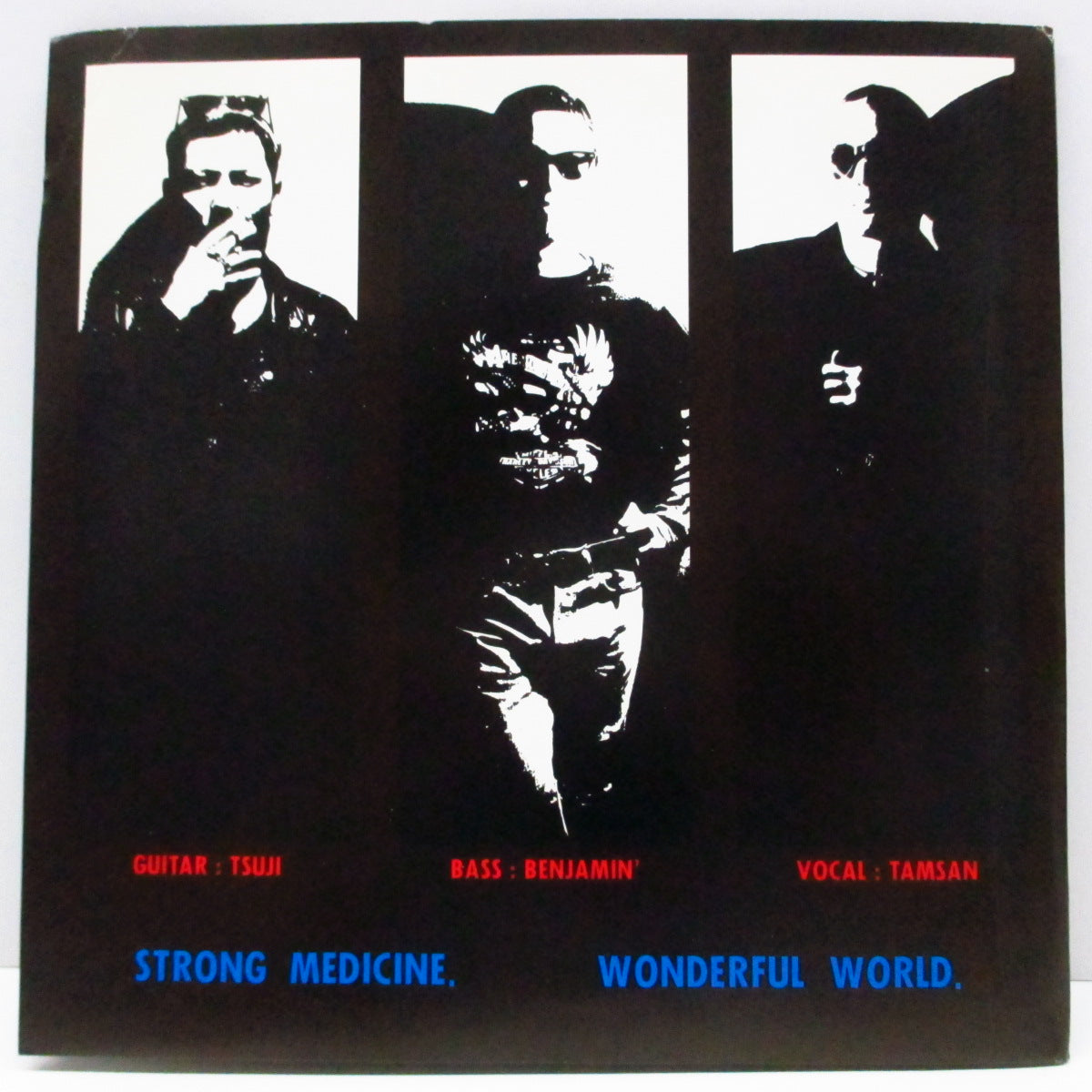 COCKNEY COCKS (コックニー・コックス) - Wonderful World / Strong Medicine (Japan オリジナル 7"+光沢固紙ジャケ) '89年サードシングル!