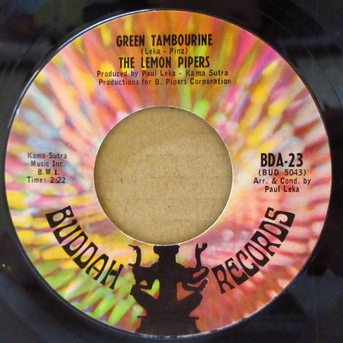 LEMON PIPERS, THE (ザ・レモン・パイパーズ) - Green Tambourine (US '67 オリジナル 7インチ)全米1位バブルガム・ポップの先駆け哀愁美メロ・サイケ・ポップ名曲!