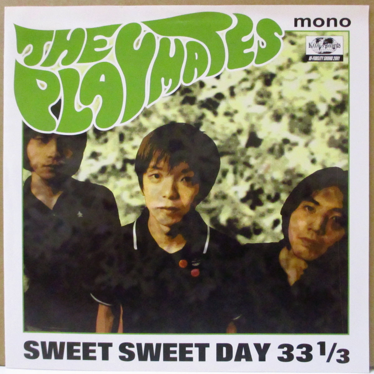 PLAYMATES, THE (ザ・プレイメイツ) - Sweet Sweet Day 33 1/3 (Japan '01 限定33回転4曲入りモノラル「クリアイエローヴァイナル」 7インチ+光沢固紙ジャケ)