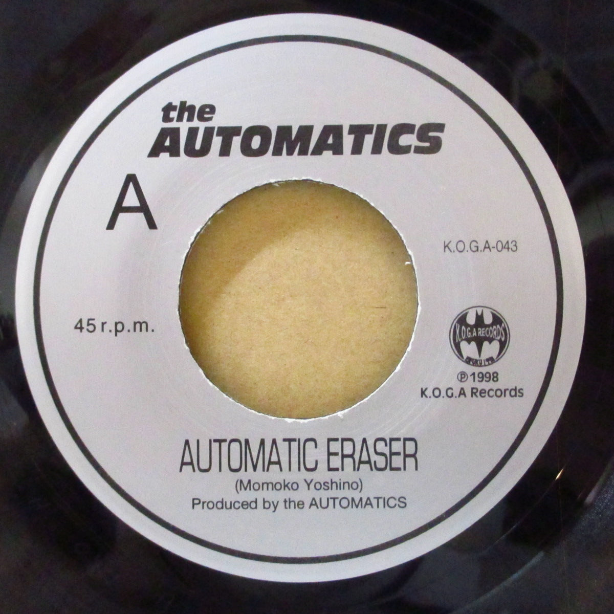 AUTOMATICS, THE (オートマティックス) - Automatic Eraser (Japan '98 オリジナル 7インチ+光沢固紙ジャケ)