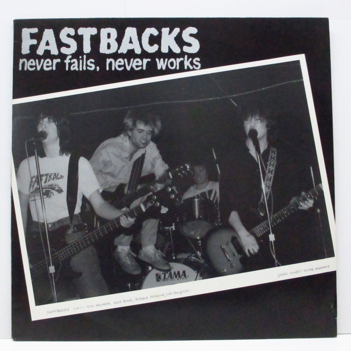 FASTBACKS (ファストバックス) - Never Fails, Never Works (UKオリジナル LP)