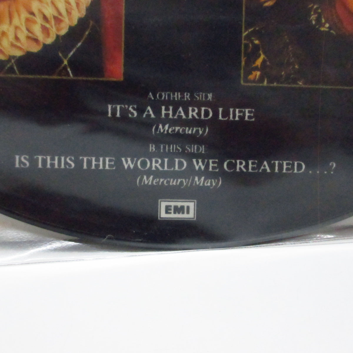 QUEEN (クイーン) - It's A Hard Life (UK 限定「ピクチャーディスク」12"+PVC)'84年のヒット曲「永遠の誓い」!