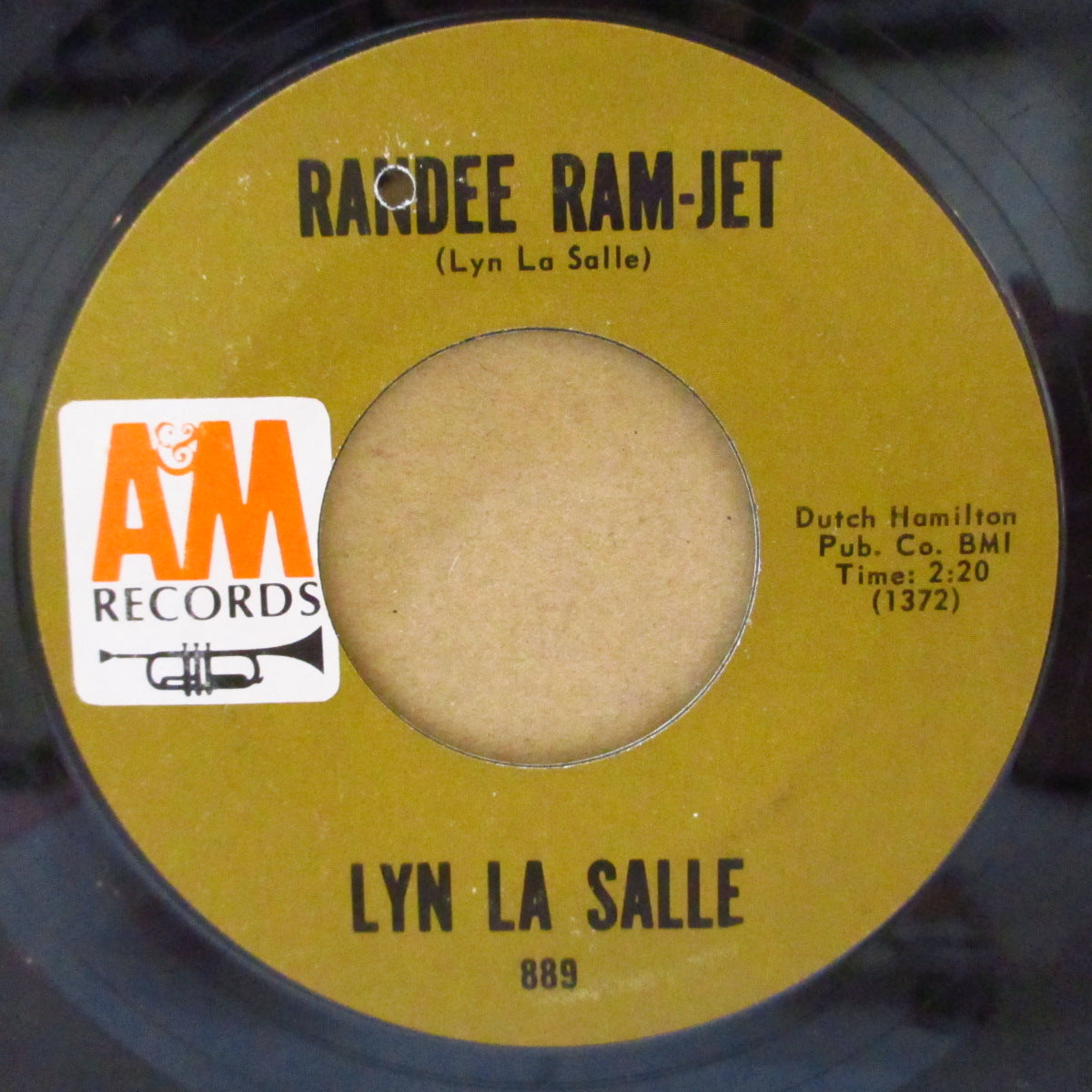 LYN LA SALLE (リン・ラ・サール) - Randee Ram-Jet (US '67 A&M社再発 7インチ) 英国フリークビート調のアップテンポ・MODガレージ!