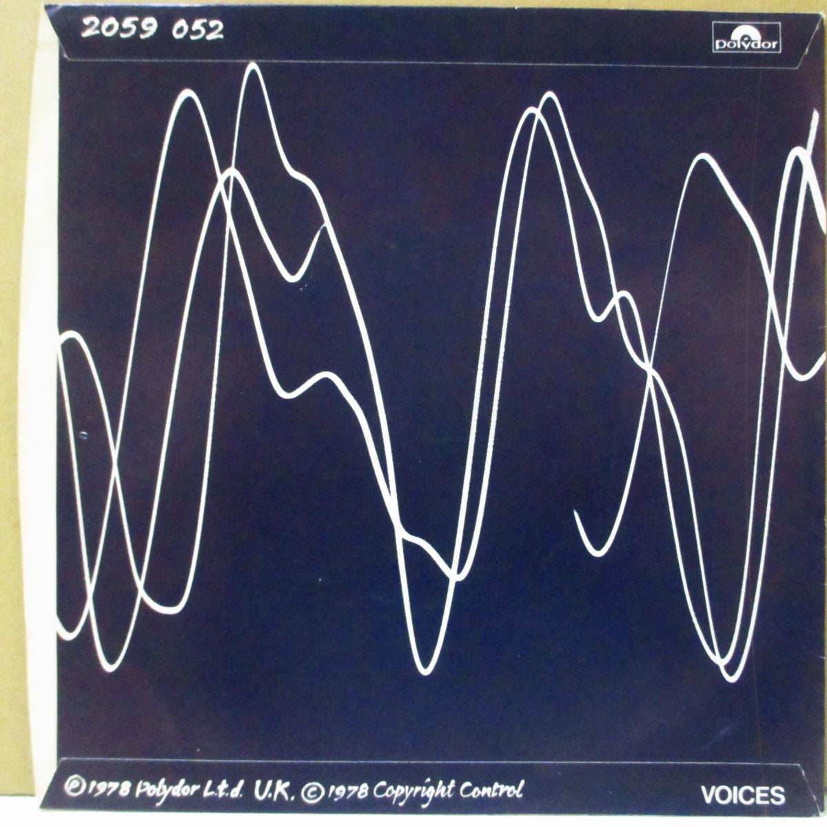 SIOUXSIE AND THE BANSHEES (スージー・アンド・ザ・バンシーズ) - Hong Kong Garden (UK '78 オリジナル「「Copyright Control」出版銀プラスチック・ラベ・フラットセンター」7インチ+「ディスク入り口湾曲」光沢ソフト紙ジャケ)