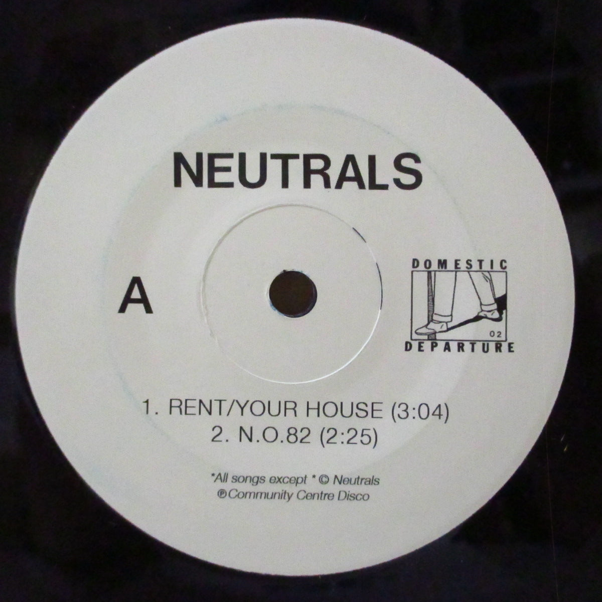 NEUTRALS (ニュートラルズ) - Rent/Your House +3 (US '23 限定300枚再発33回転4曲入り 7インチ+「グリーン」光沢ジャケ, インサート)