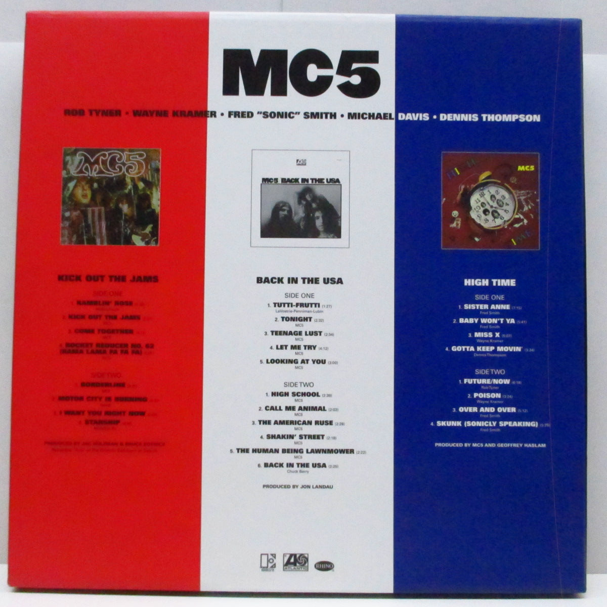 MC5 (エムシーファイブ) - Total Assault (US '18「50周年記念再発」140gカラーヴァイナル 3xLP+インサート/ステッカー付ボックスセット)