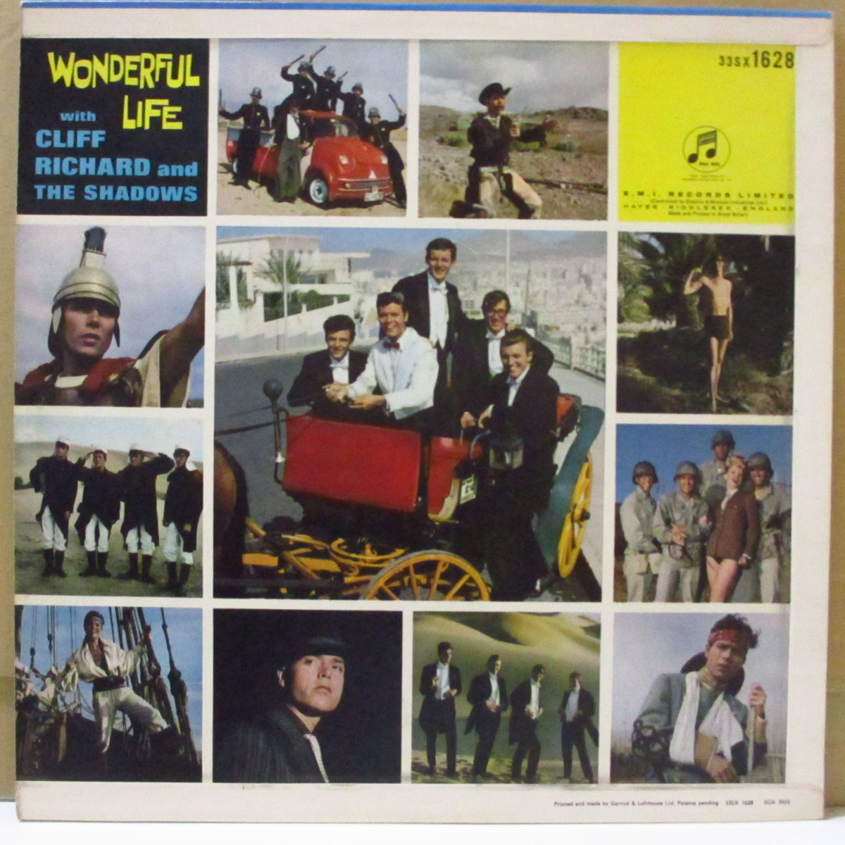 CLIFF RICHARD & THE SHADOWS (クリフ・リチャード & ザ・シャドウズ) - Wonderful Life (UK '64 初回オリジナル・モノラル LP+インナースリーブ)主演青春映画のサントラ