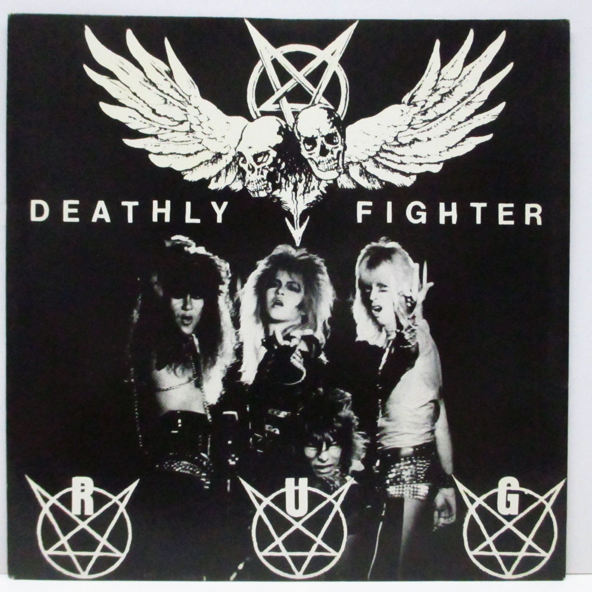 R.U.G. <Randy Uchida Group> (ランディー内田グループ) - Deathly Fighter (Japan オリジナル 7"+光沢固紙ジャケ) '84年唯一シングル!