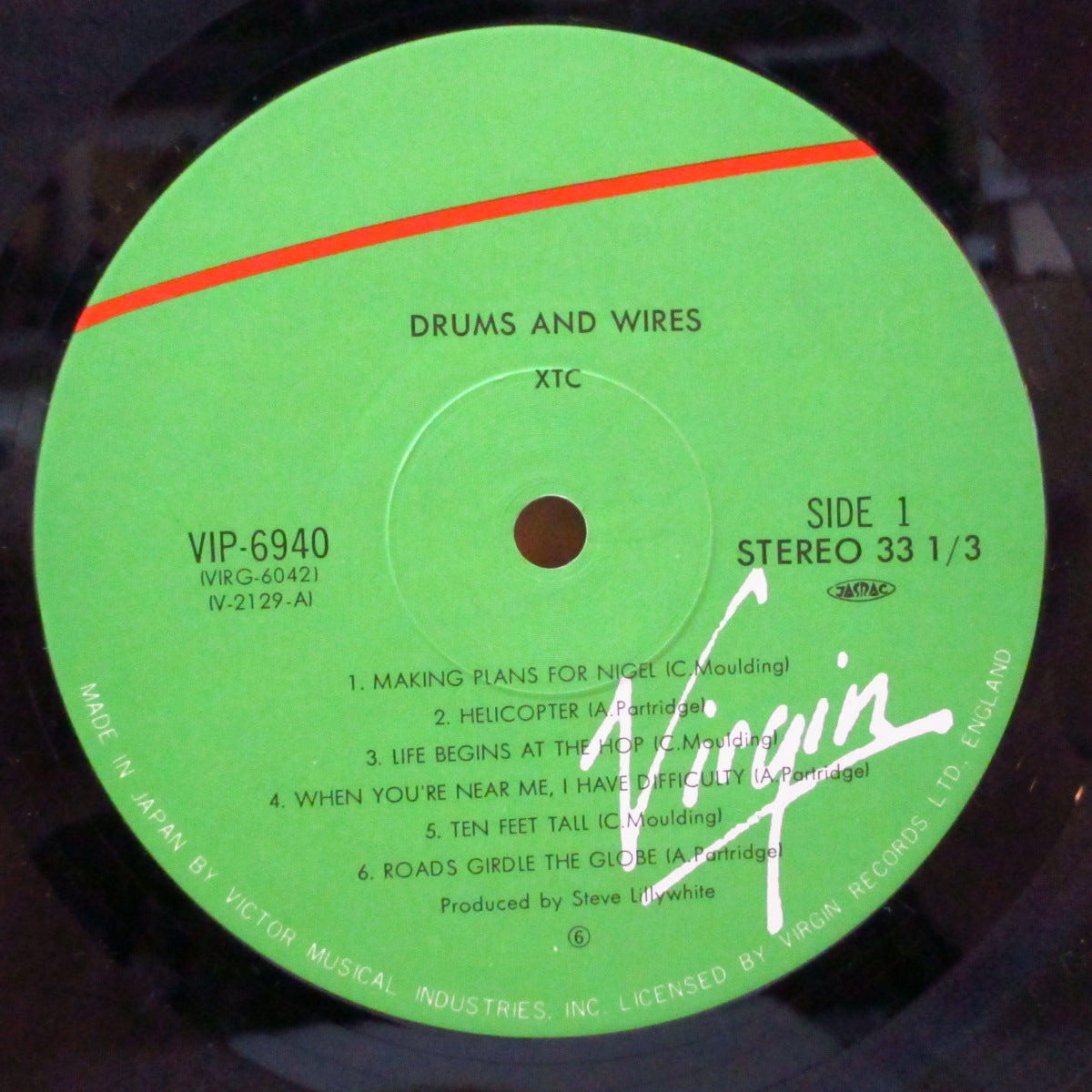 XTC (エックスティーシー) - ドラムス・アンド・ワイアーズ :Drums And Wires (Japan オリジナル LP+帯, ライナー) '79年3rdアルバム