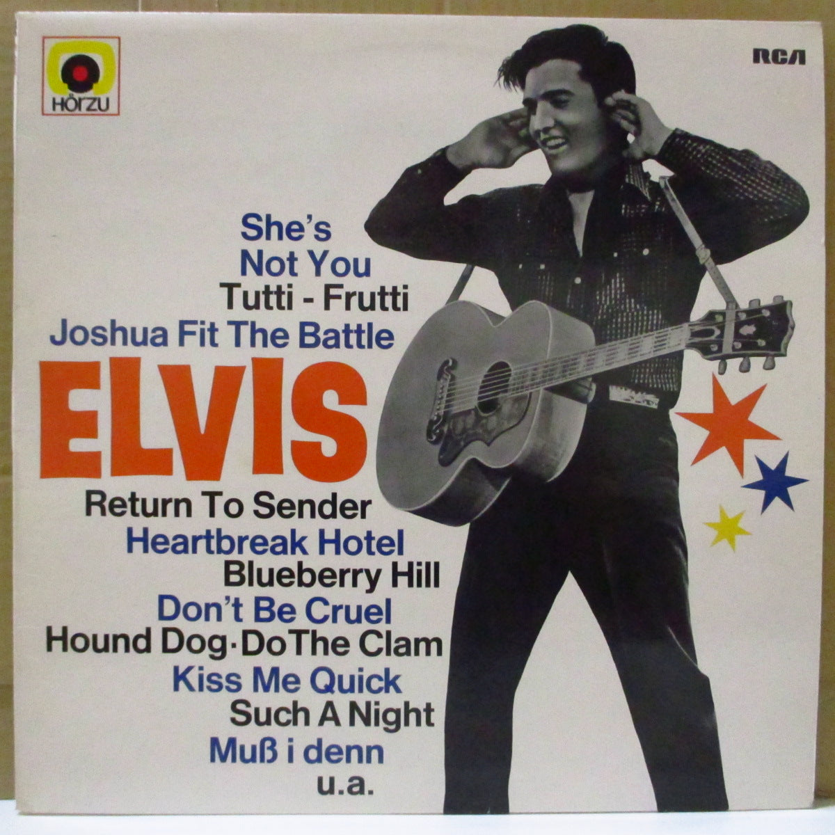 ELVIS PRESLEY (エルヴィス・プレスリー) - Golden Boy Elvis (ドイツ 限定再発「オレンジ・ラベ ver」LP)'66年ドイツとスイスのみで発売された独自コンピの再発