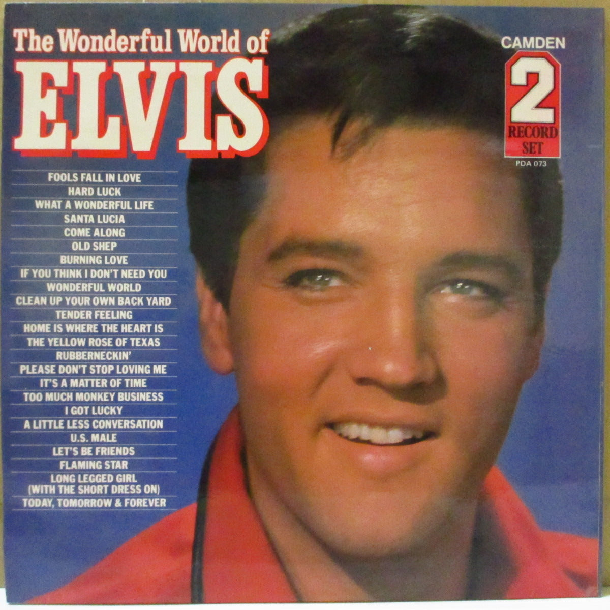 ELVIS PRESLEY (エルヴィス・プレスリー) - The Wonderful World Of Elvis (UK '81 限定再発 LPx2枚組/光沢見開きジャケ)英マークス&スペンサー店頭販促限定販売作コンピの、'81年RCA系列カムデン社再発。