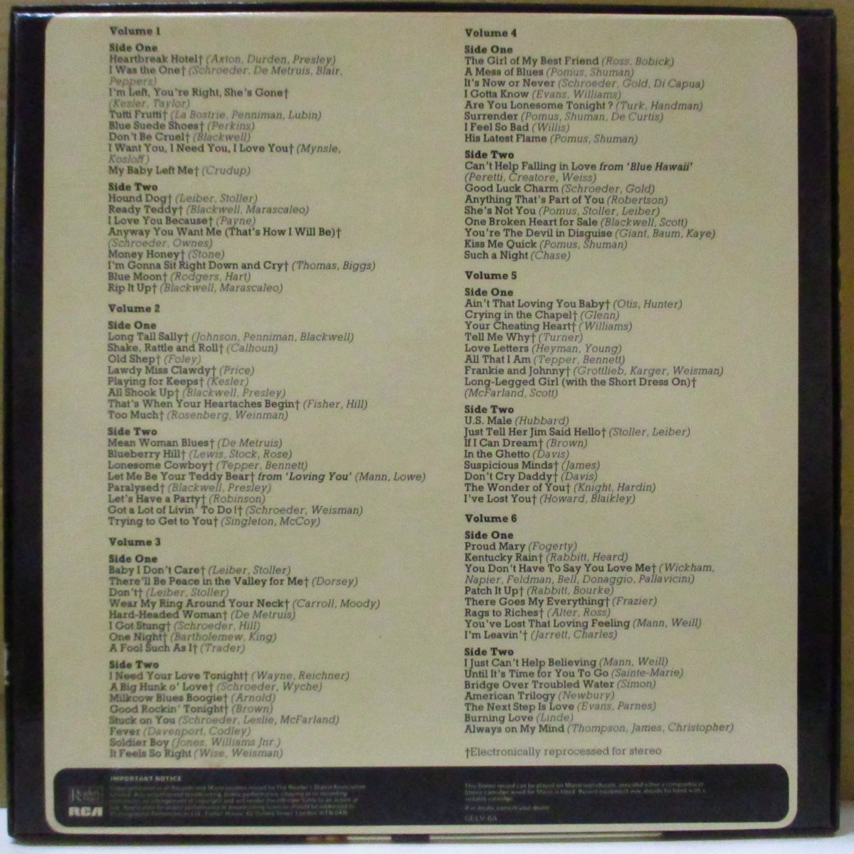 ELVIS PRESLEY (エルヴィス・プレスリー) - Greatest Hits (UK 流通オリジナル「白ラベ」LPx6枚組ボックス・セット+ブックレット)リーダーズ・ダイジェスト社編集ベスト