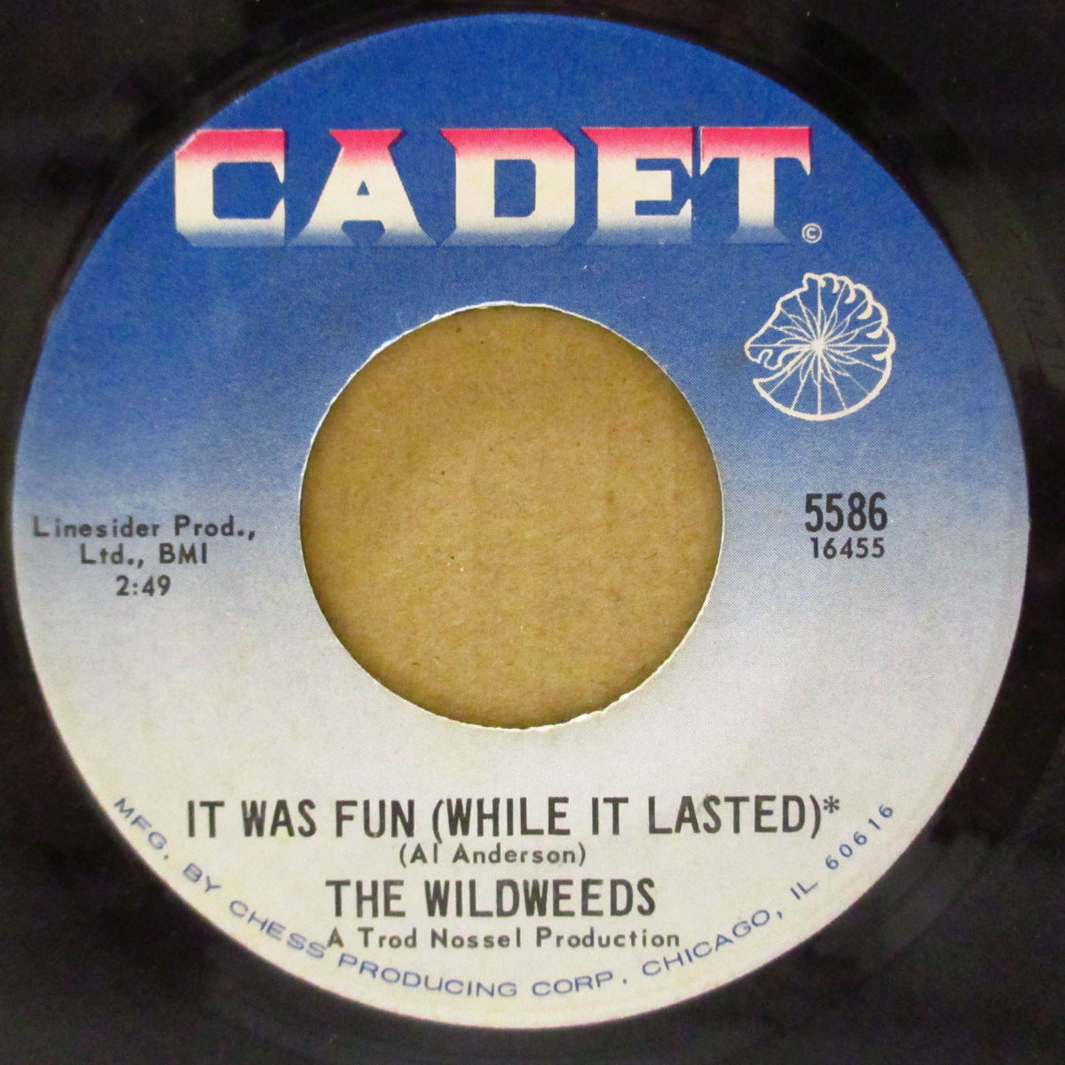 WILDWEEDS, THE (ザ・ワイルドウィーズ = NRBQのアル・アンダーソン) - It Was Fun (While It Lasted) (US '68 オリジナル7インチ)哀愁美メロ・ブルー・アイド・ソウル隠れ名曲。