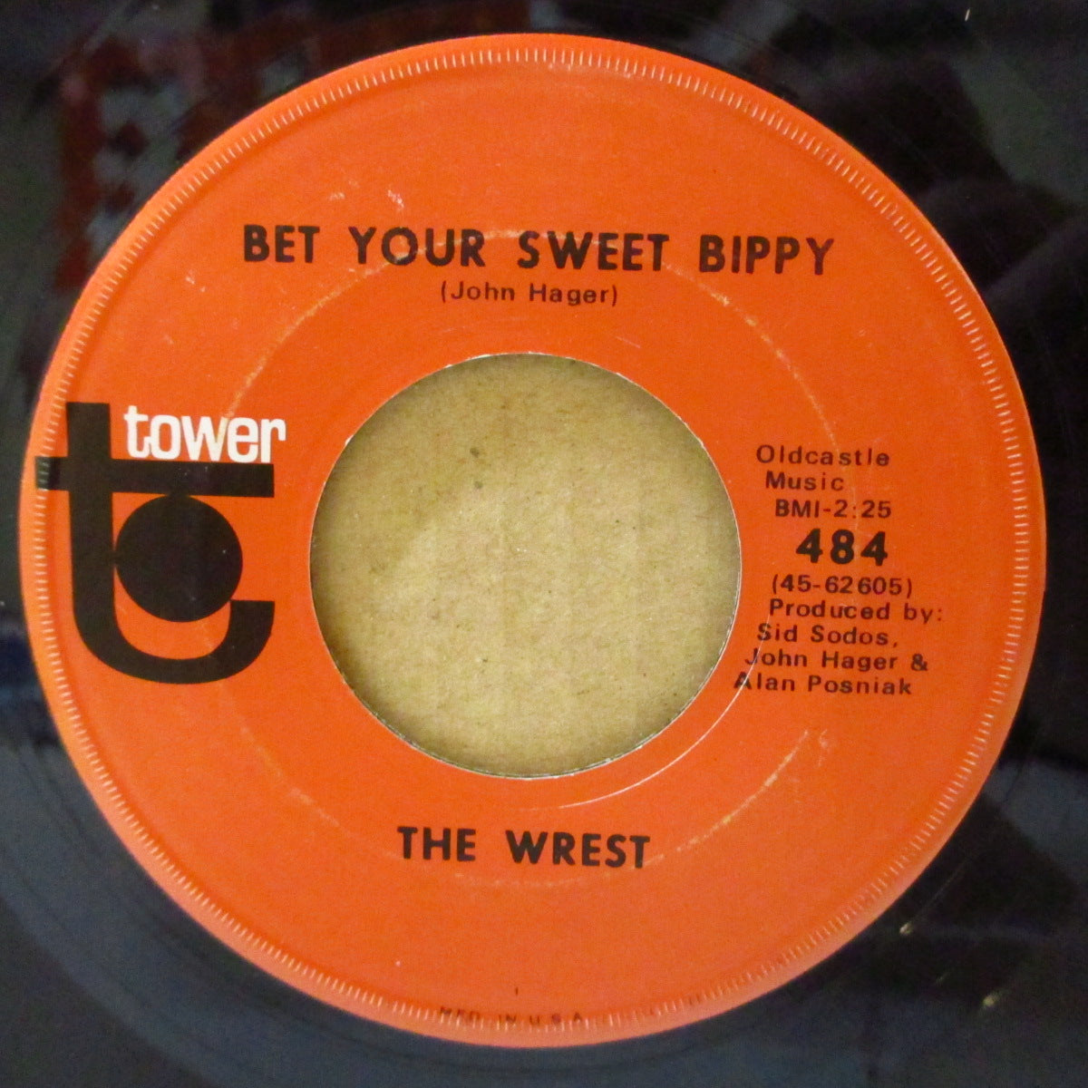 WREST, THE (ザ・レスト) - Bet Your Sweet Bippy (US '69 タワー社再発 7インチ)バブルガム・ポップ&ルーズなサイケポップ!
