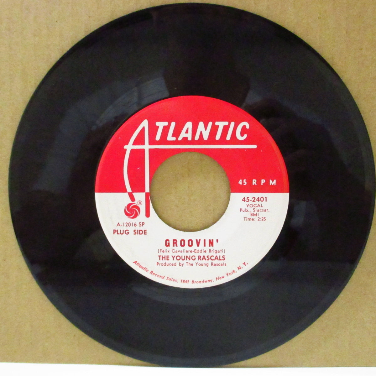 RASCALS (YOUNG), THE (ザ・ヤング・ラスカルズ) - Groovin' / Sueno (US '67 プロモ赤・白ラベ・バージョン」7インチ)全米1位大名曲!