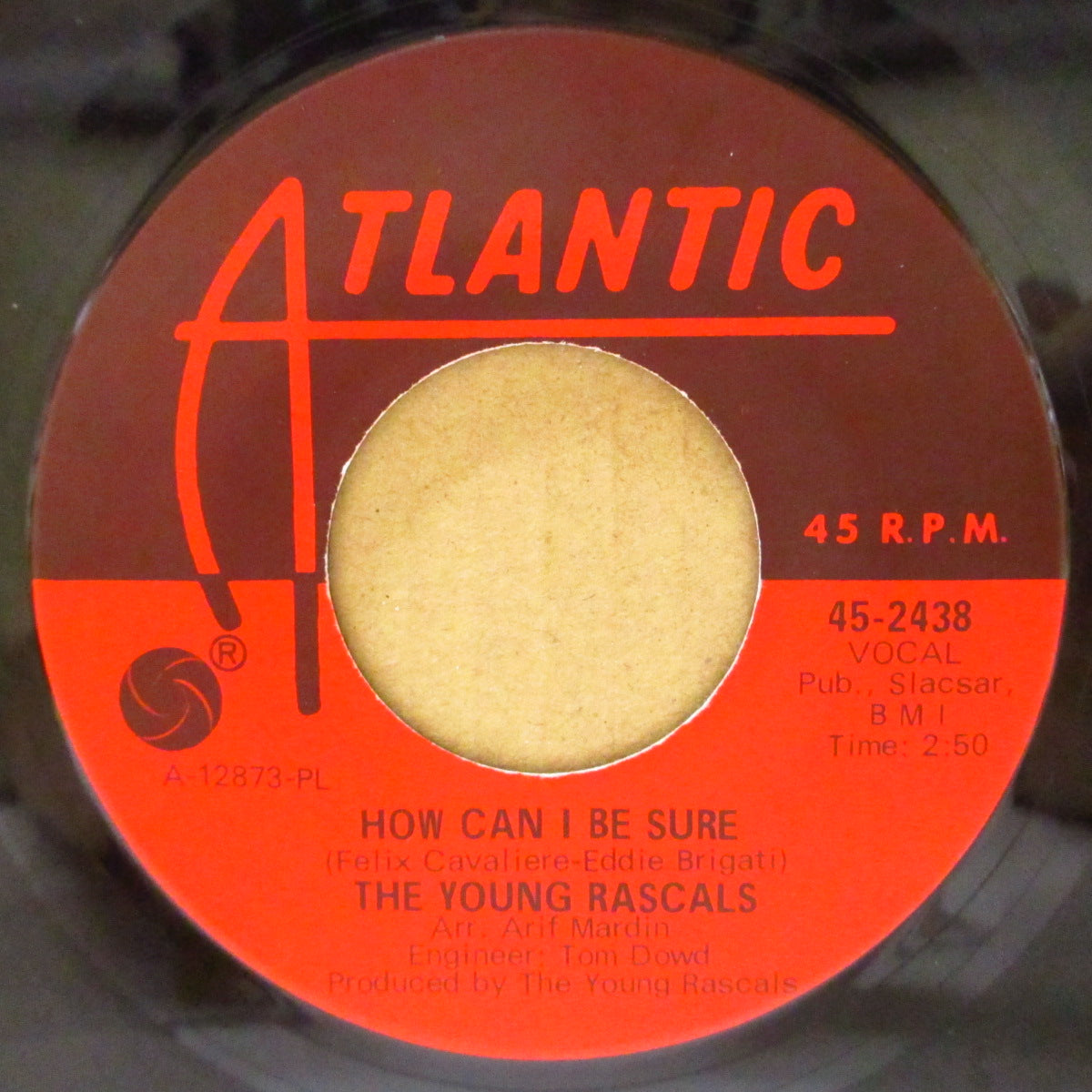 RASCALS (YOUNG), THE (ザ・ヤング・ラスカルズ) - How Can I Be Sure (US '67 オリジナル 7インチ)ダスティ・スプリングフィールドのカバー原曲で有名な極上美メロ・ソフト・ポップ!