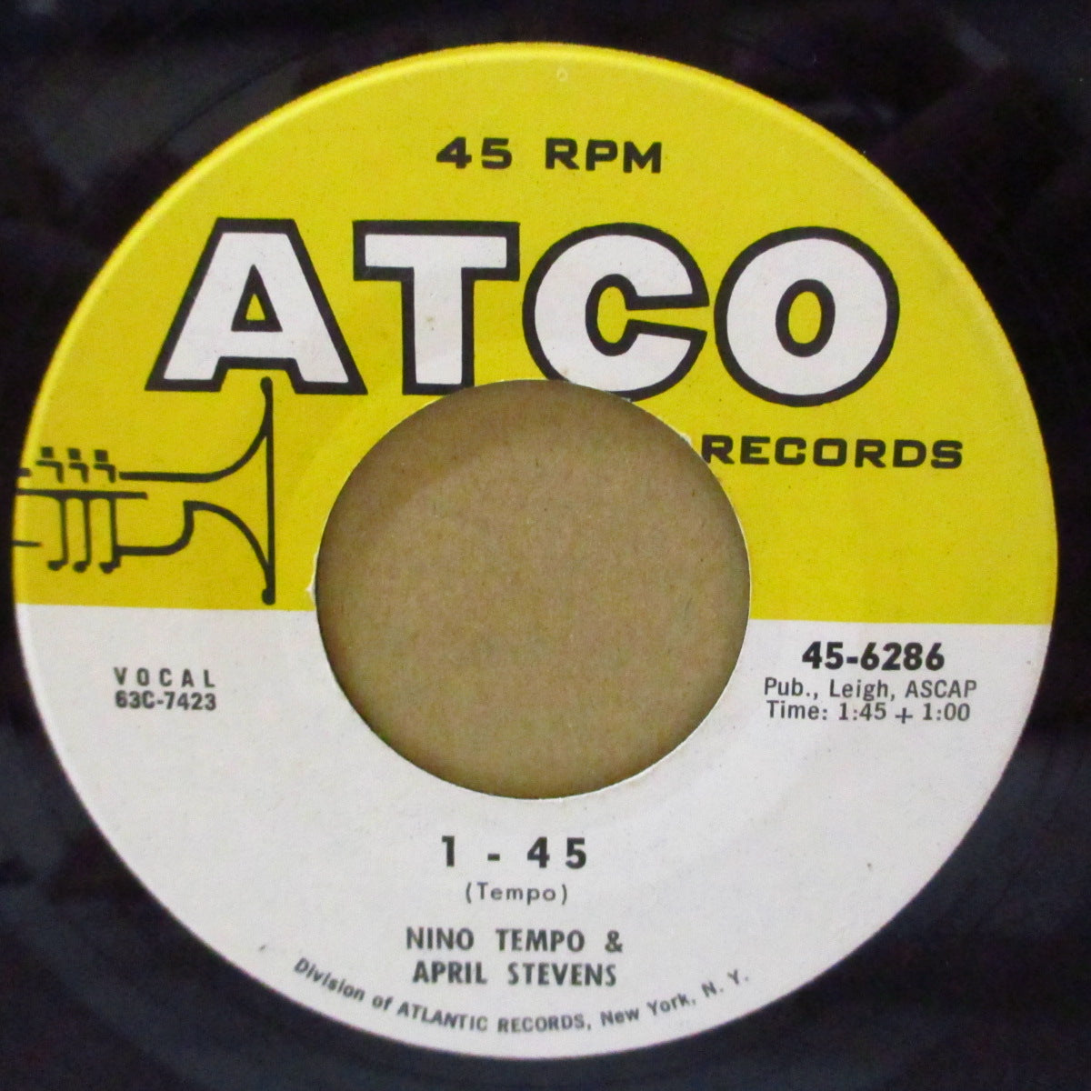 NINO TEMPO & APRIL STEVENS (ニノ・テンポ & エイプリル・スティーブンス) - Stardust / 1 - 45 (US '63 オリジナル 7インチ) スタンダード曲の御機嫌ポップ・アレンジ・カヴァ!