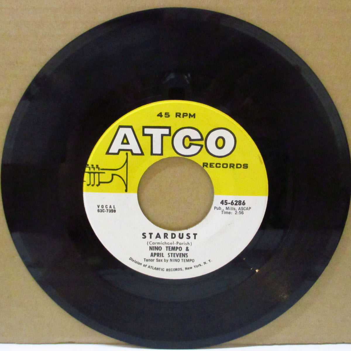NINO TEMPO & APRIL STEVENS (ニノ・テンポ & エイプリル・スティーブンス) - Stardust / 1 - 45 (US '63 オリジナル 7インチ) スタンダード曲の御機嫌ポップ・アレンジ・カヴァ!