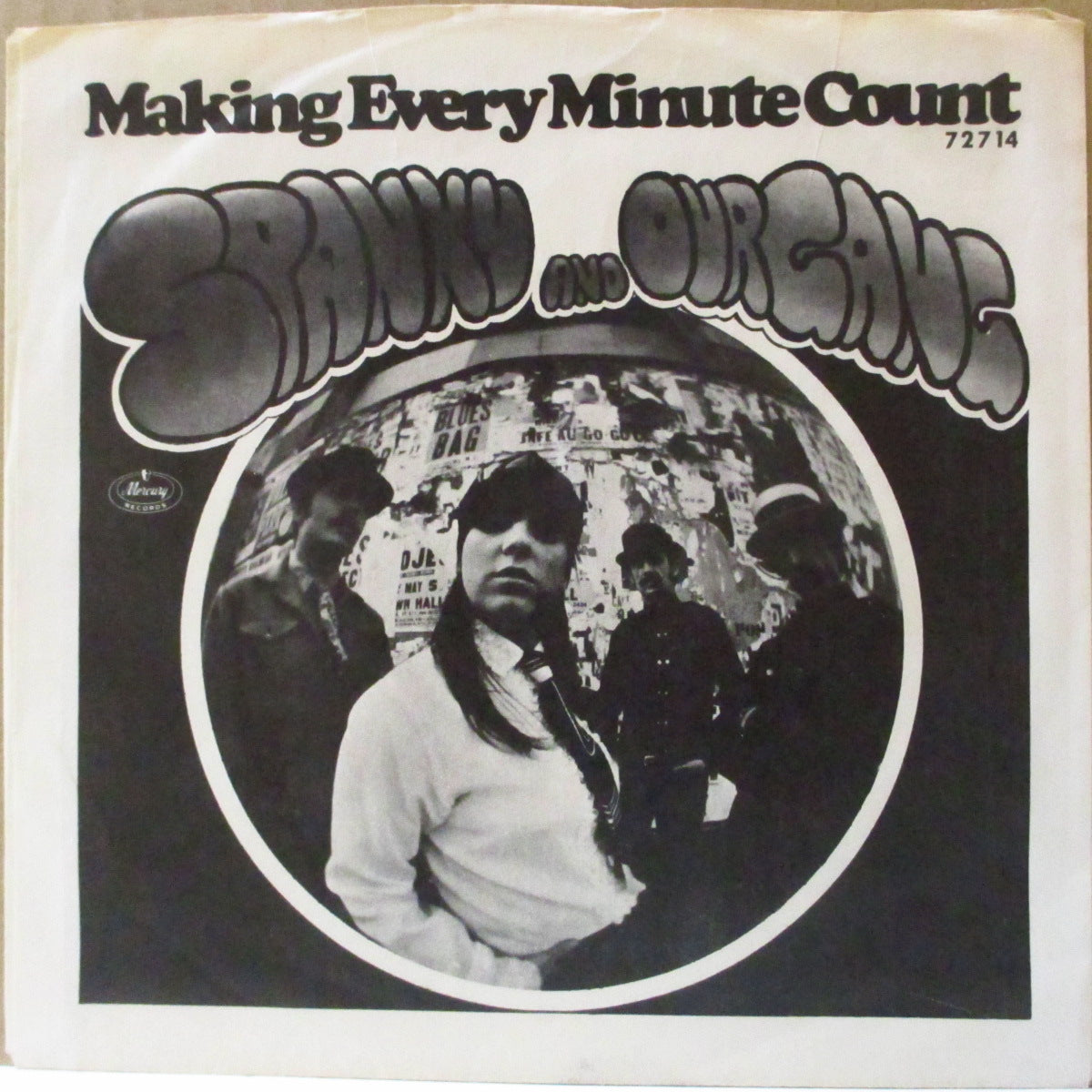 SPANKY & OUR GANG (スパンキー&アワ・ギャング) - Making Every Minute Count (US '67 オリジナル・ジャケ付 7インチ)サンシャイン(ノーザン)ポップ名曲!