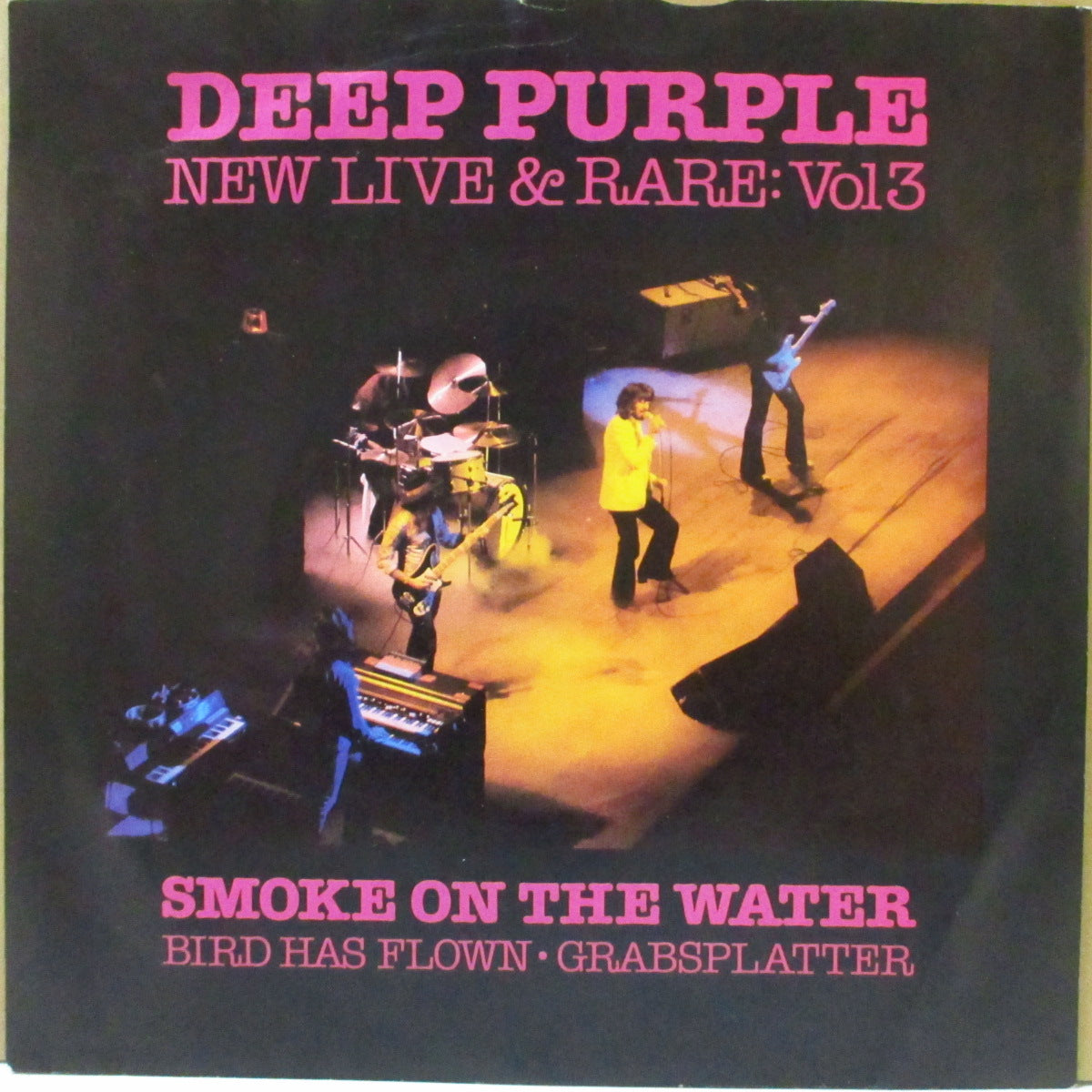 DEEP PURPLE (ディープ・パープル) - New Live And Rare Vol.3 (UK '80 オリジナル3曲入り「両面黒文字印刷」ラベ・フラットセンター」 7インチ+ソフト紙ジャケ)