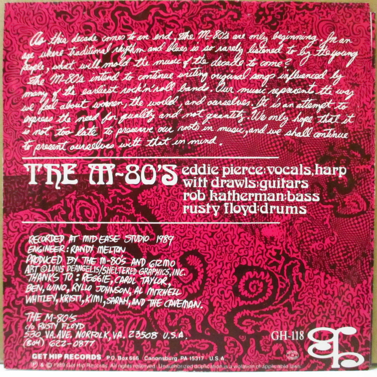 M-80'S, THE (ジ・エム・エイティーズ) - You've Been Told (US オリジナル 7インチ+光沢ソフト紙ジャケ) '89年デビューシングル