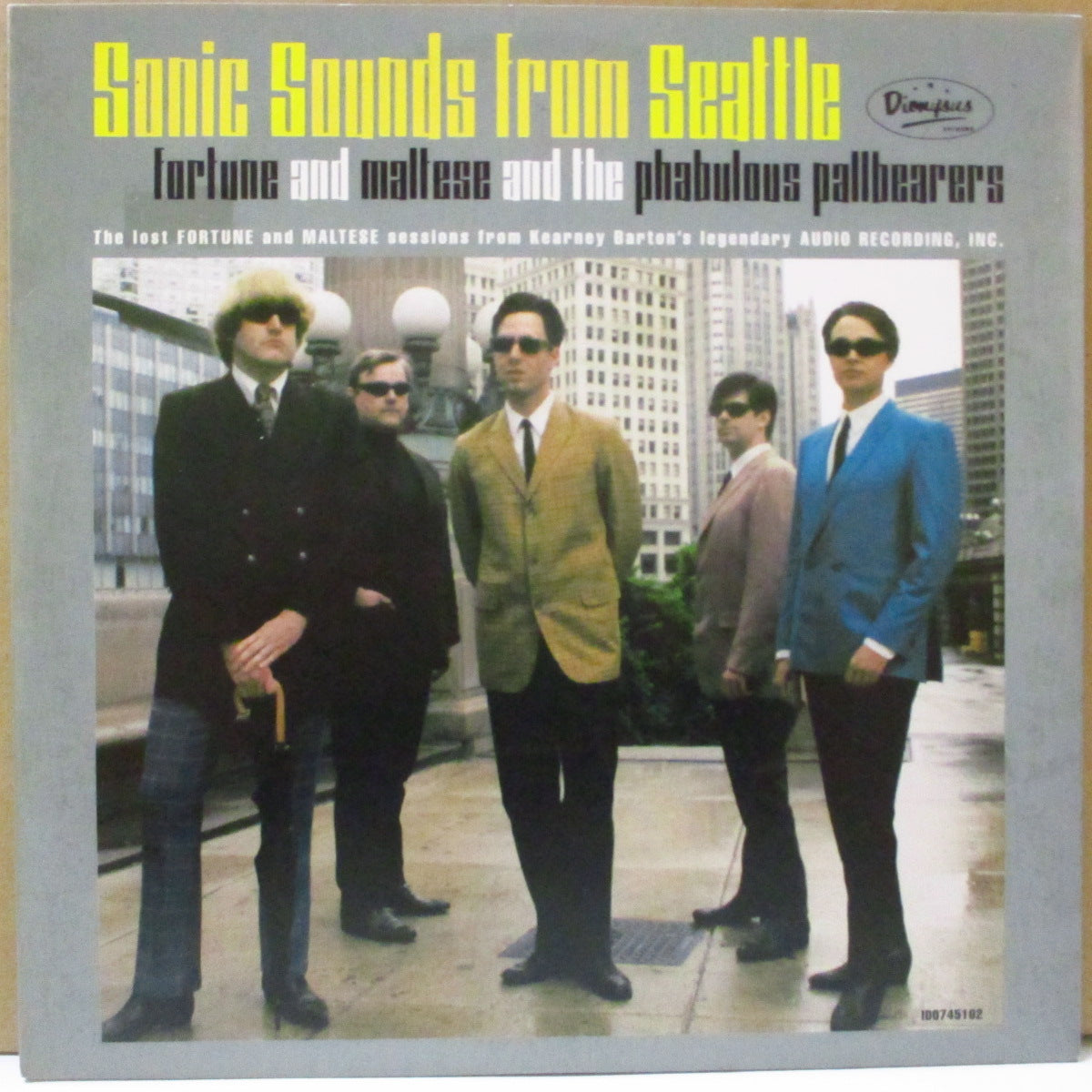 FORTUNE AND MALTESE AND THE PHABULOUS PALLBEARERS (フォーチュン・アンド・マルチーズ・アンド・ザ・ファビュラス・ポールベアラーズ) - Sonic Sounds From Seattle (US オリジナル 7インチ+光沢固紙ジャケ) '00年EP