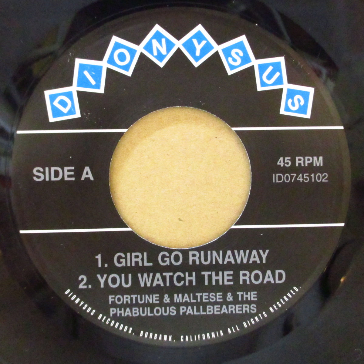 FORTUNE AND MALTESE AND THE PHABULOUS PALLBEARERS (フォーチュン・アンド・マルチーズ・アンド・ザ・ファビュラス・ポールベアラーズ) - Sonic Sounds From Seattle (US オリジナル 7インチ+光沢固紙ジャケ) '00年EP