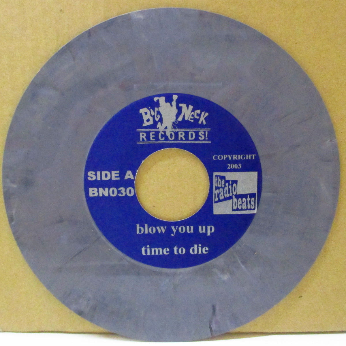 RADIO BEATS, THE (ザ・レディオ・ビーツ) - Blow You Up +3 (US 限定グレーマーブルヴァイナル 7インチ+光沢固紙ジャケ) '03年シングル