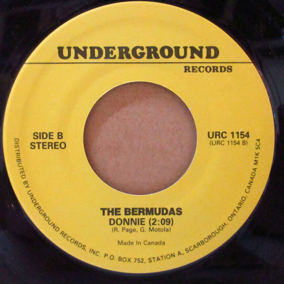 RICHARD BERRY / THE BERMUDAS (リチャード・ベリー / ザ・バミューダス) - Louie Louie / Donnie (US 70's 再発カップリング7インチ) R&B大名曲とティーンバラッド