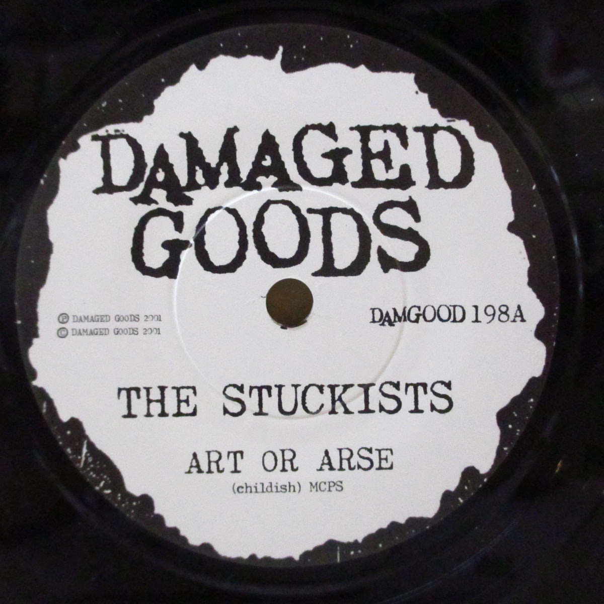 STUCKISTS, THE (ザ・スタッキスツ=ビリー・チャイルデイッシュ) - Art Or Arse (UK 再発 7インチ+光沢固紙ジャケ) '00年シングル