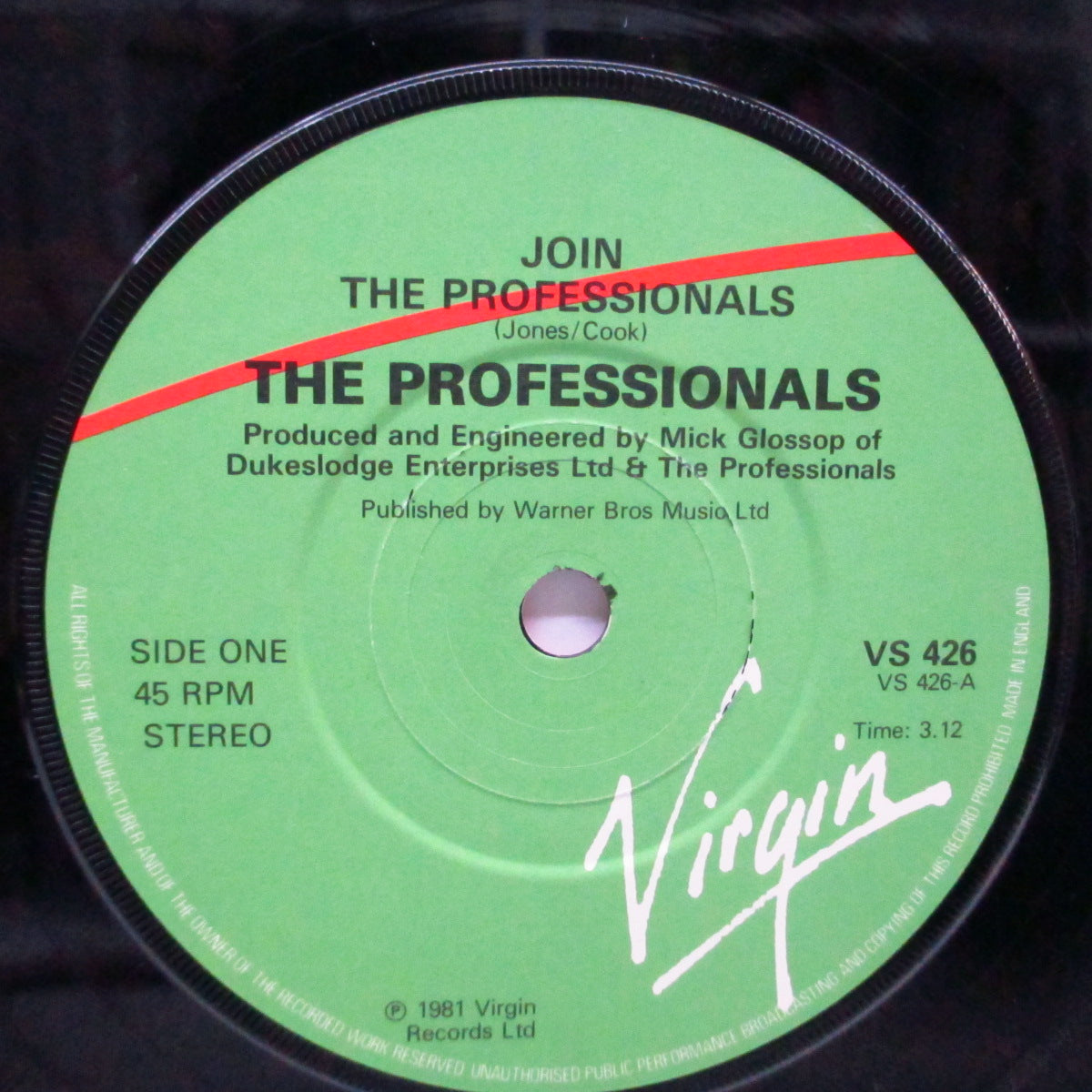 PROFESSIONALS, THE (ザ ・プロフェッショナルズ) - Join The Professionals (UK オリジナル 7"+光沢固紙折り返「見開き」ジャケ)