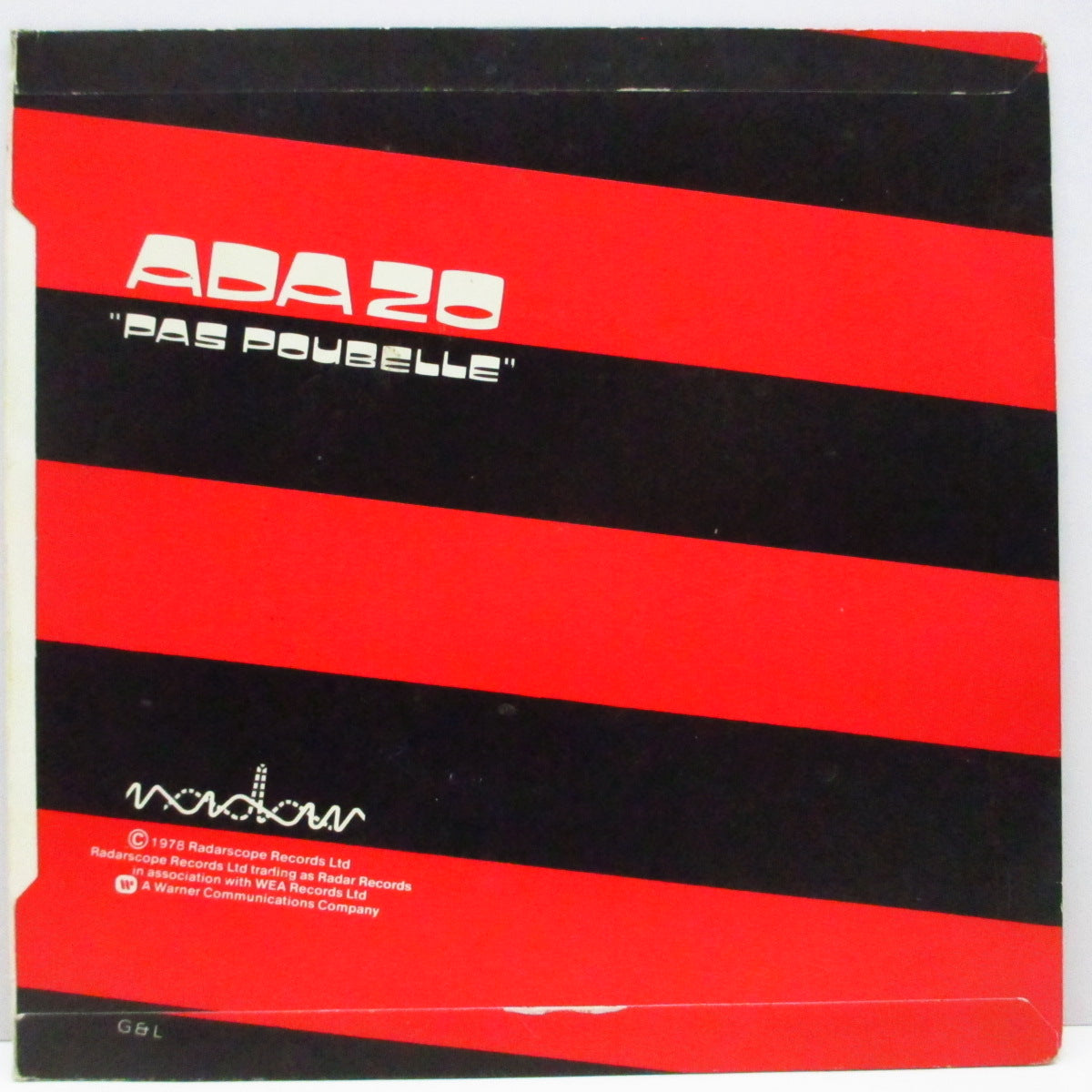 METAL URBAIN (メタル・アーバン) - Hysterie Connective (UK オリジナル 7"+光沢固紙折り返ジャケ)