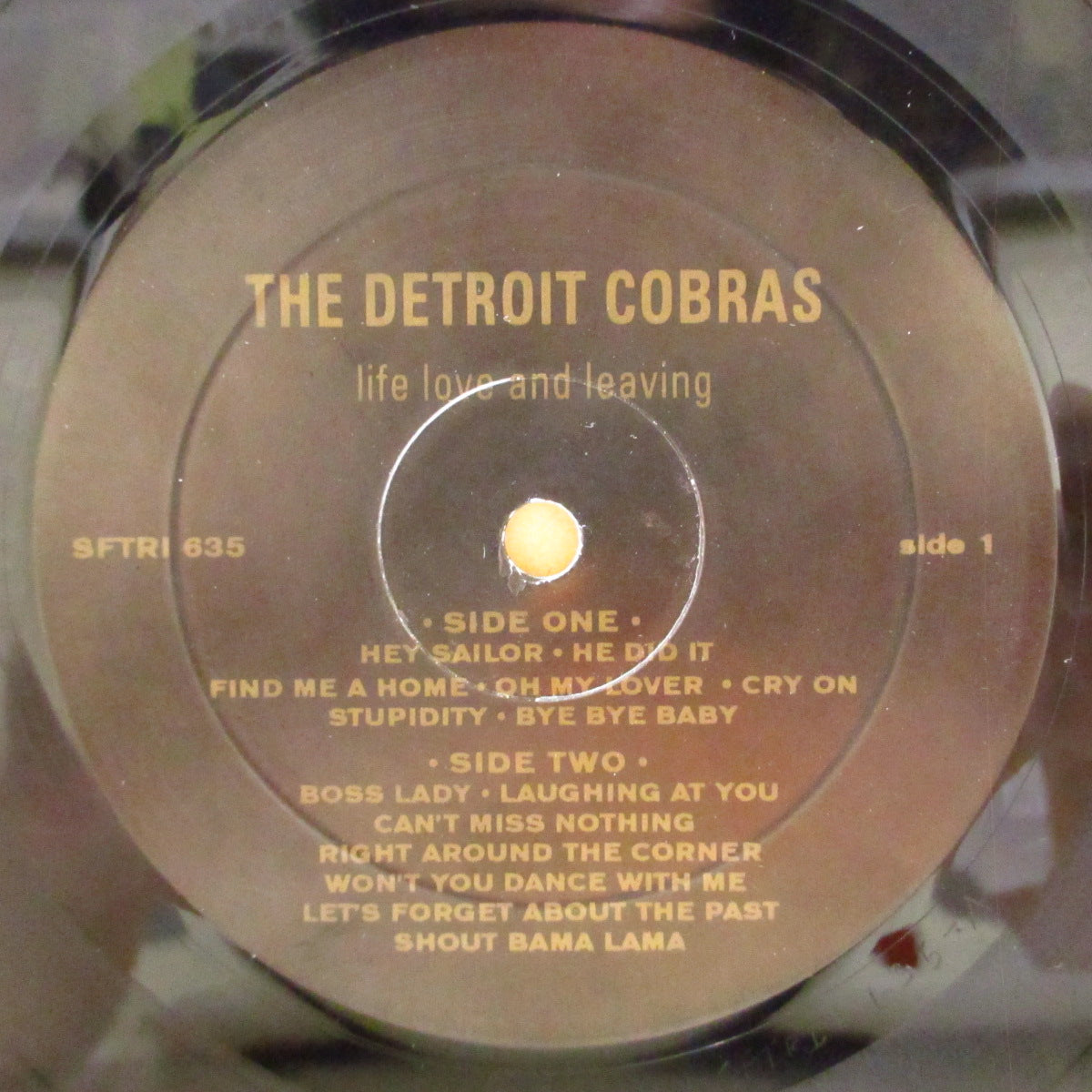 DETROIT COBRAS, THE (ザ・デトロイト・コブラス) - Life, Love And Leaving (US オリジナル「黒盤」LP) '01年2ndアルバム