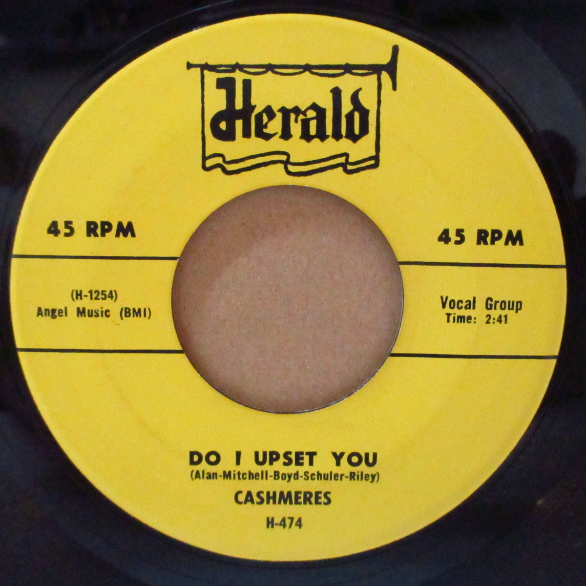 CASHMERES, THE (ザ・カシミアーズ) - Do I Upset You / Little Dream Girl (US '56 オリジナル 7インチ)モダン・ドゥワップ・ジャイヴァー!